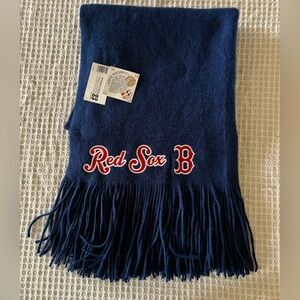 Boston Red Sox Fringed Scarf Oversized Officially Licensed by FOCO New With Tags